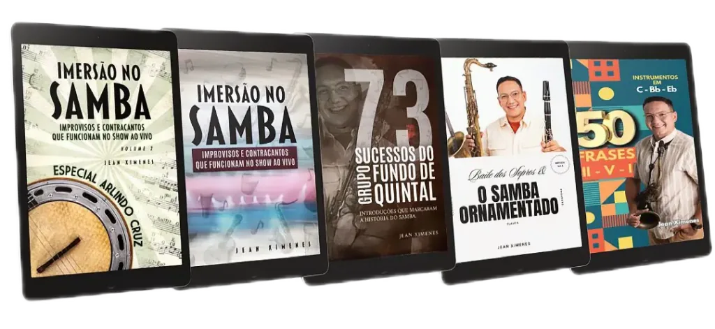Os 5 ebooks do Kit Samba